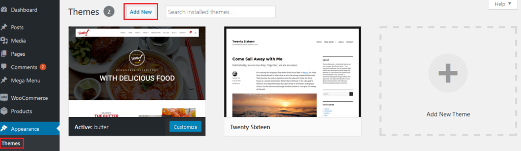 Theme Installation – Depilex Knowledge Base