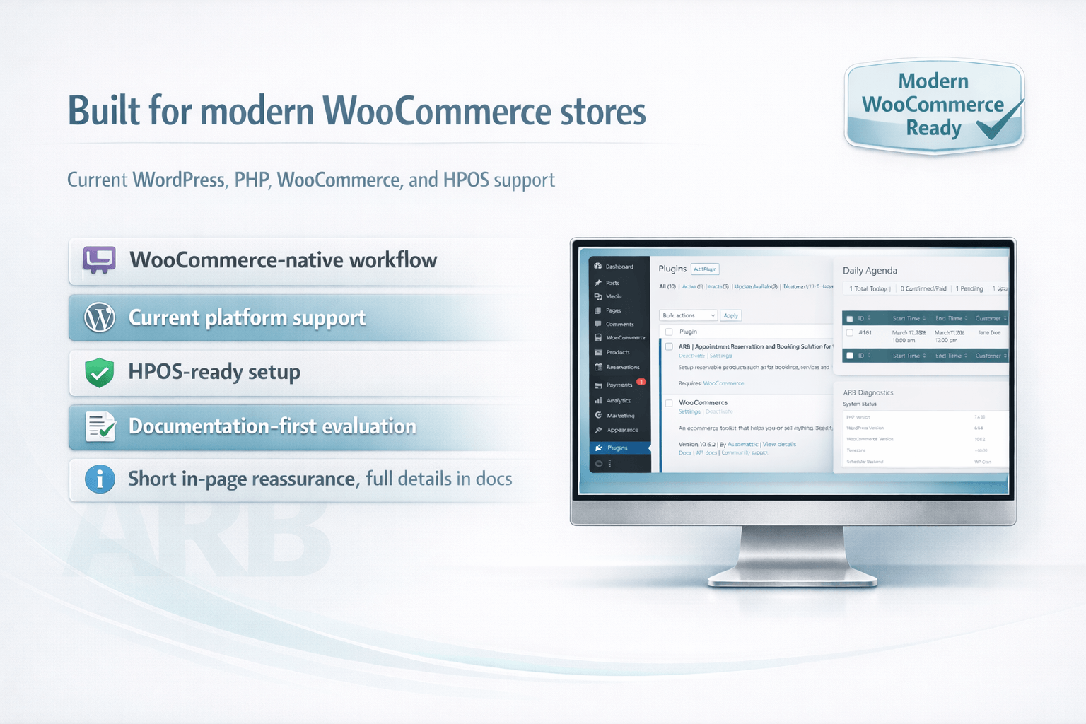 ARB | Appointment Reservation and Booking Plugin for WooCommerce