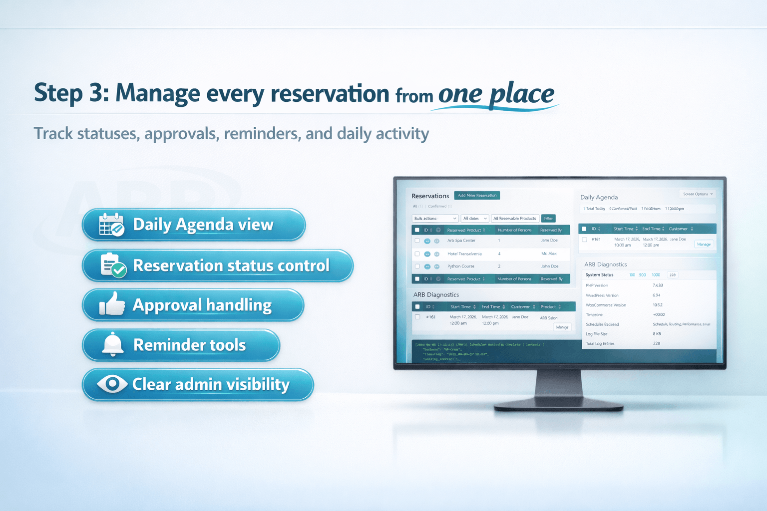 ARB | Appointment Reservation and Booking Plugin for WooCommerce
