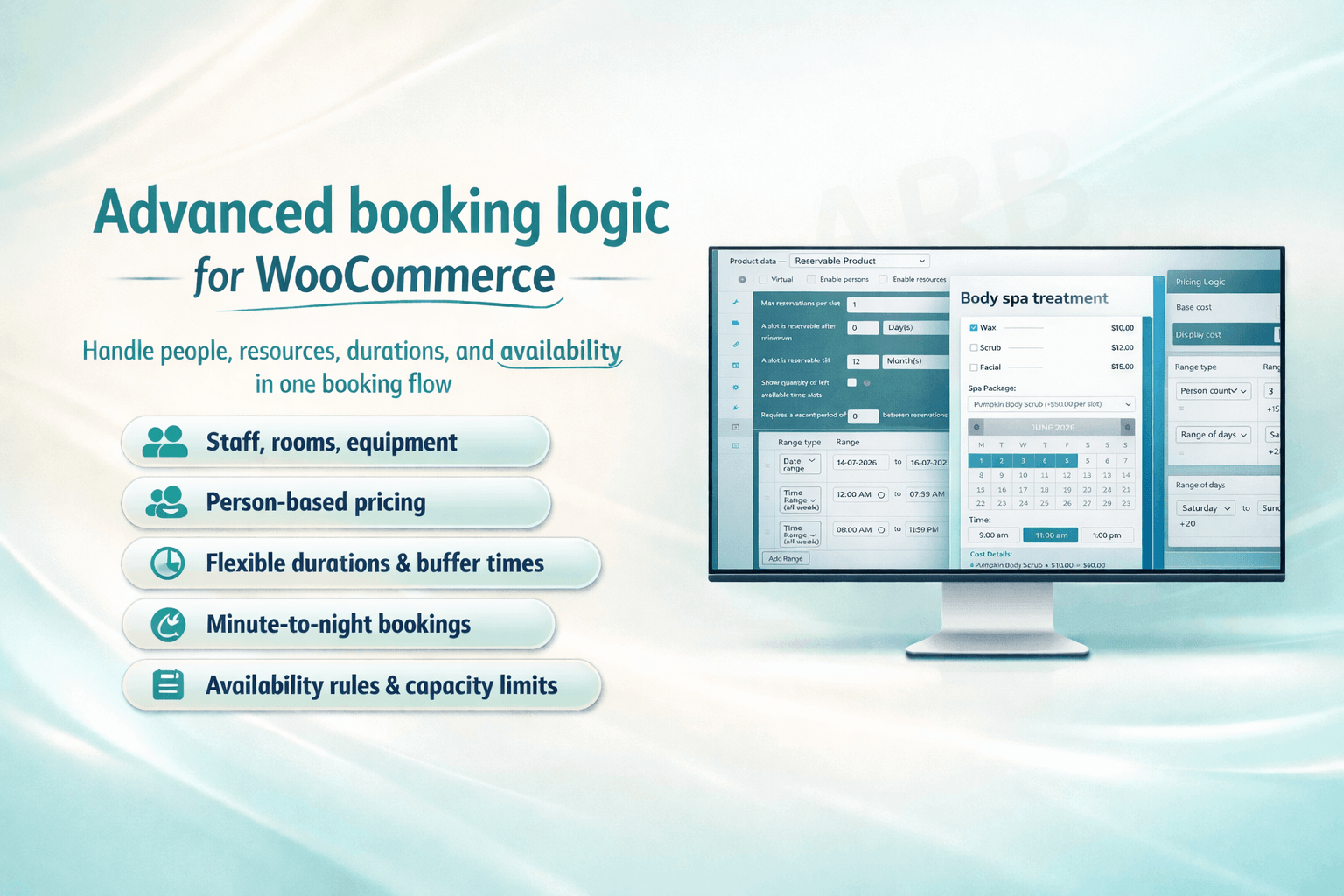 ARB | Appointment Reservation and Booking Plugin for WooCommerce