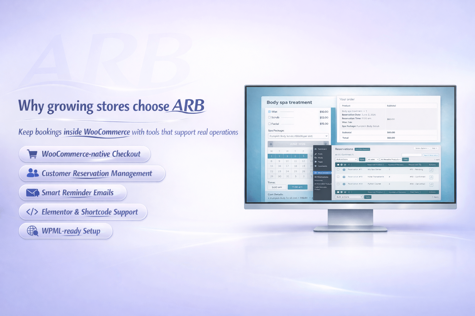ARB | Appointment Reservation and Booking Plugin for WooCommerce