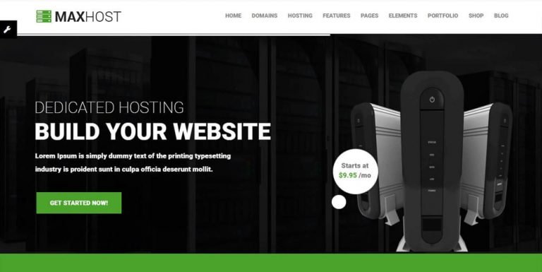 MaxHost – Web Hosting Theme (2026 Update)