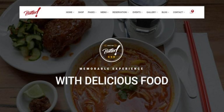 Butter – Restaurant Theme