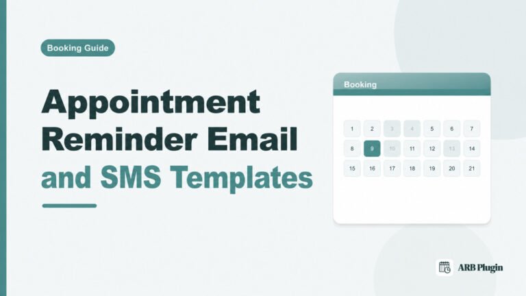 Appointment Reminder Email and SMS Templates (Copy and Paste)