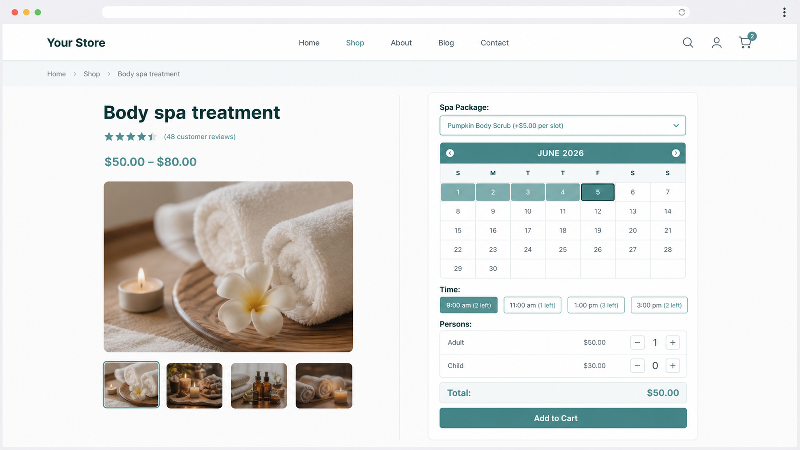 ARB group booking form pricing multiple attendees in one WooCommerce reservation