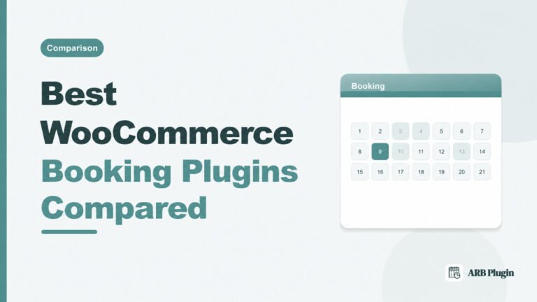 Best WooCommerce Booking Plugins in 2026: 7 Ranked and Compared