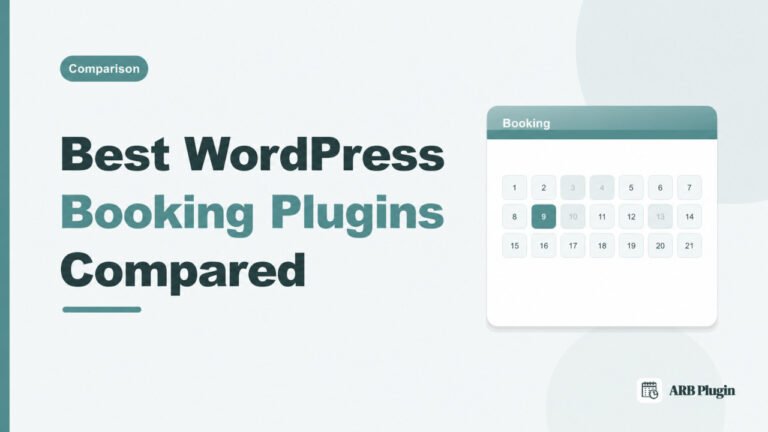The 7 Best WordPress Booking Plugins for 2026 (Tested and Scored)