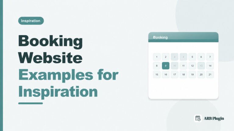 Booking Website Examples by Business Type (And What Makes Each Booking Flow Work)