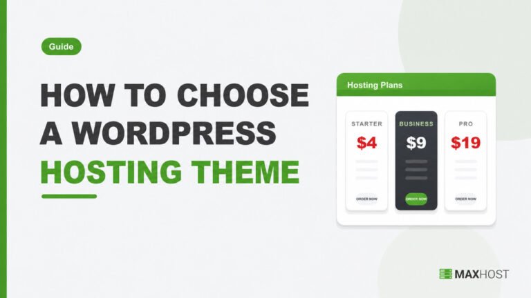 How to Choose a WordPress Hosting Theme (WHMCS)