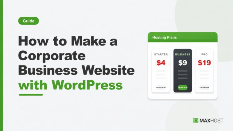 How to Make a Business Website With WordPress