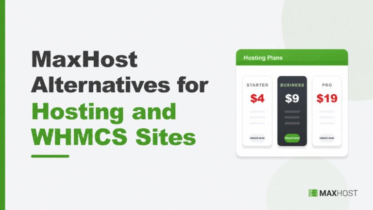 MaxHost Alternatives: 6 WHMCS Hosting Themes Compared