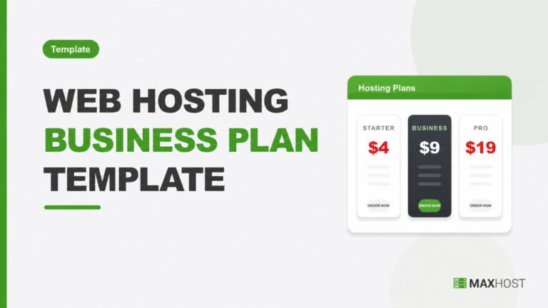 Free Web Hosting Business Plan Template