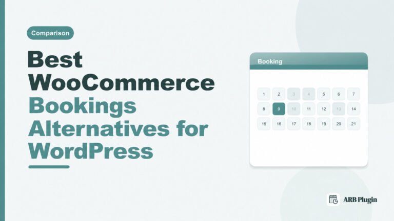 Best WooCommerce Bookings Alternatives for WordPress (2026)
